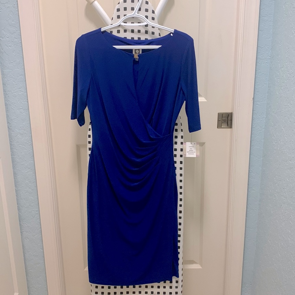 New with tags Anne Klein size 6 Dress from Macy’s - Royal Blue